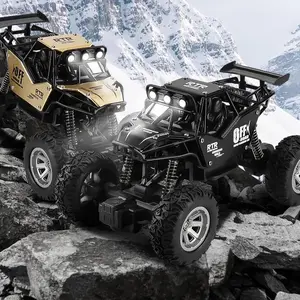 2 styles 2.4GHz remote control all terrain toy car, children's and adult fun models, gifts for boys and girls, alloy safety design, suitable for amateur enthusiasts and modification enthusiasts, monster climbing truck Rc Crawlers Rc Supercar Kit