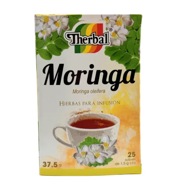 Herbal Moringa Tea - 25 Tea Bags for a Refreshing Beverage