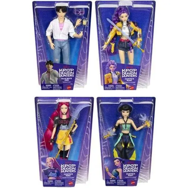 KPop Demon Hunters Core Fashion Doll 4-Piece A Assortment (KPDH)  [COLLECTIBLES] Ships IN OWN Container , Action figurine/statue, Assortment, Collectible