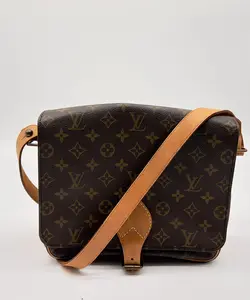 Pre-owned Louis Vuitton Monogram Canvas Crossbody Bags Preloved Monogram Cartouchiere GM