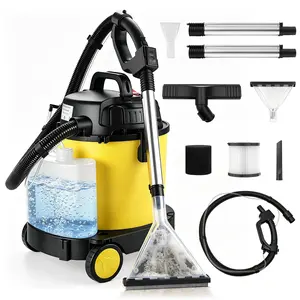 PRETEC 5.5+1 Gallon Wet & Dry Vacuum – 17 kPa Powerful Suction, 4-in-1 Multi-Purpose Cleaner with 15 ft Cord, Quiet 70 dB Operation – Ideal for Dog Hair, Garage, Home & Car