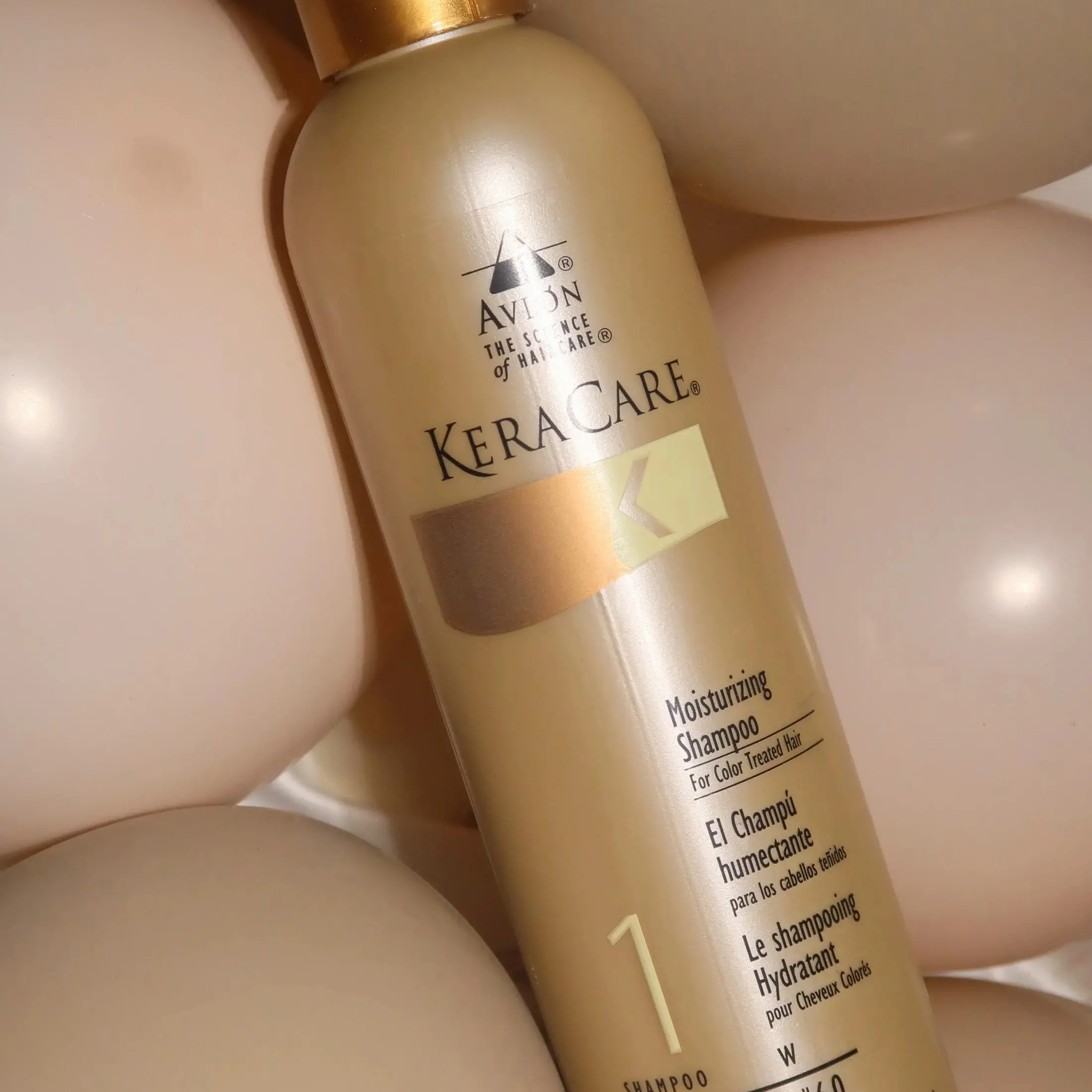 Avlon KeraCare Moisturizing Haircare Shampoo - Color-Treated Hair Cleanser, Hydrating Moisturizer, Conditioning Formula, 8oz
