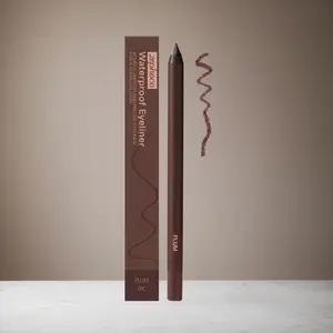 Zephoco Plum Color Waterproof Eyeliner Pencil, Long-Lasting Smooth Gel Formula for Flawless Eye Makeup, Perfect for All-Day Wear
