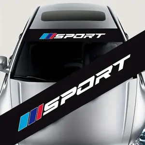 Car Windshield Sticker, Windshield Banners, Car Front Window Sticker, Car Exterior Decoration Accessories for BMW, Durable and Fashionable Sticker, Car Decorative Sticker, Car Decals, Car Stickers, Car Decorations, Vehicle Exterior Decoration