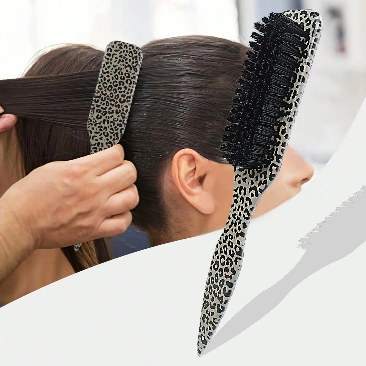 Men's and women's styling comb, texture oiling brush, women's straightening comb, men's beard brush, household multi-functional universal hairbrush, Hair Styling Combs