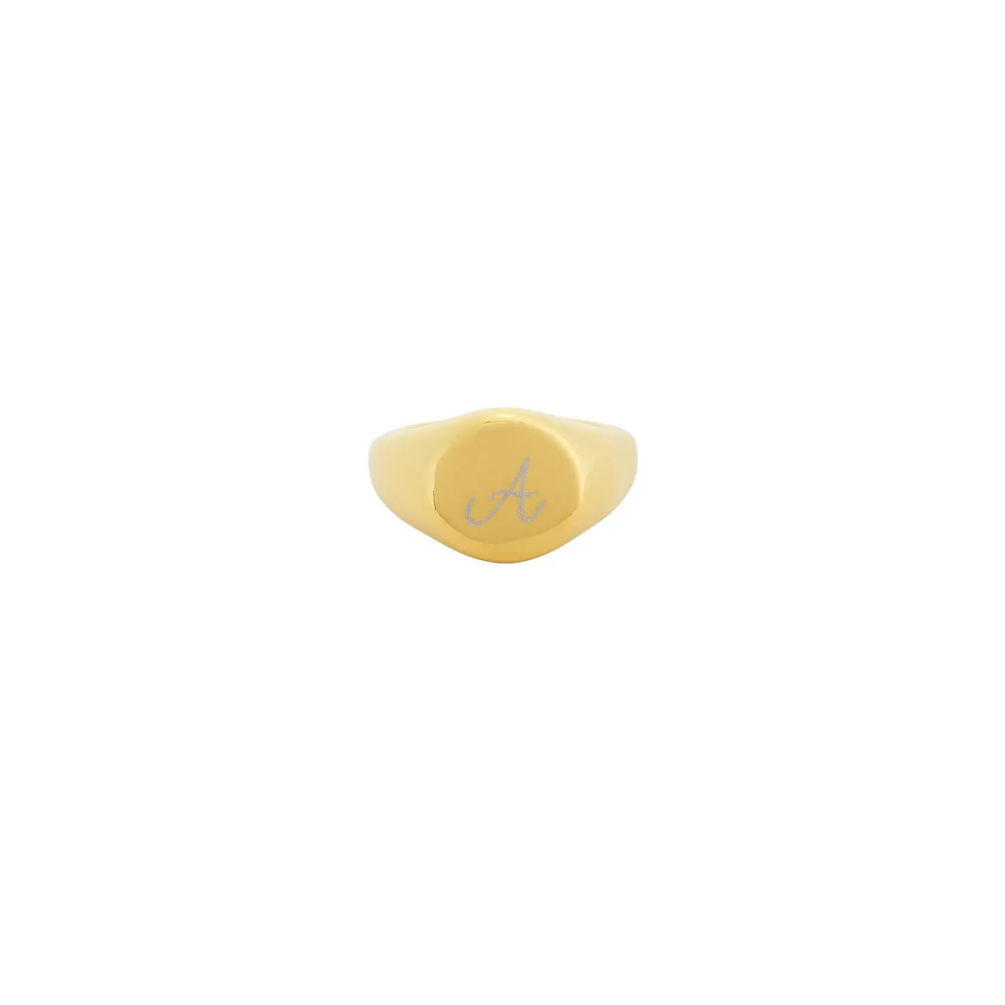 petit moments Initial Love Letter Ring in Gold