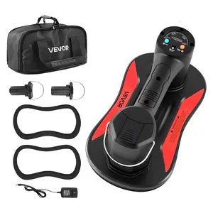 VEVOR Electric Vacuum Suction Cup, 375 lbs Max Lifting Capacity, Vacuum Glass Lifter with Digital Display, Heavy Duty Tile Suction Cup Tool for Lifting Tile, Granite, Wood, Paver, Drywall, Windows