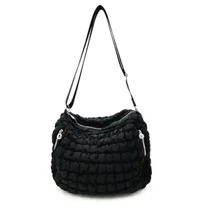 Valentino Orlandi Large Puffy Quilted Crossbody Bag