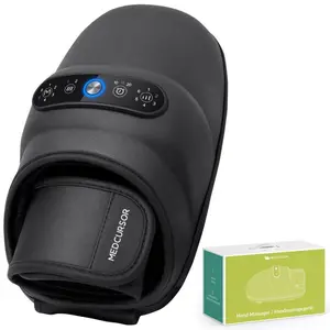 Medcursor Cordless Hand Massager, Hand Massager with Heat, Hand Warmer with Acupressure Beads, 6 Massage Modes, 2 Heat Levels, 3 Timers
