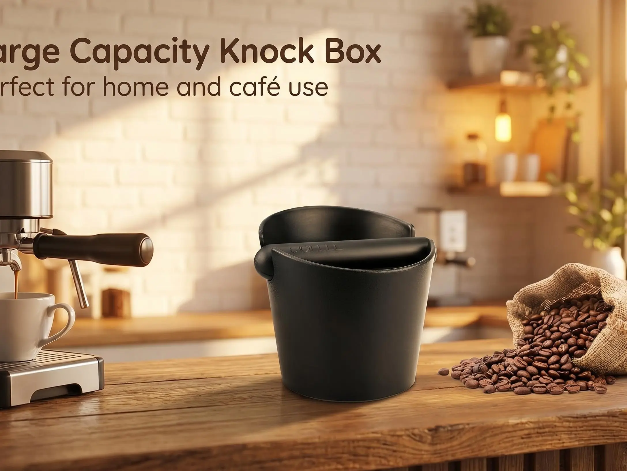 Compact Coffee Knock Box with Anti-Slip Base – Fits Small Kitchens, Easy to Clean, Durable Compact Coffee Knock Box with Anti-Slip Base – Fits Small Kitchens, Easy to Clean, Durable