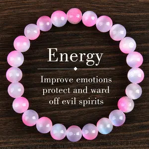 Energy Bracelet,- Sparkling Artificial Crystal, Jewelry Gift For Both Sexes, A Piece Of Jewelry blue friendship bracelet fahlo  bracelet blue bracelet   jewelry protection bracelet encouragement gift fashion artificial Colorblock Beaded Crystal Bracele su