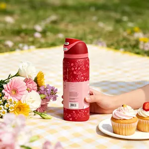 Owala 32oz Magenta Floral Special Edition Insulated Bottle Stainless Steel Leak-Proof Lid Perfect for Gifting Daily Hydration Tumbler Flasks Drinkware elegant gift water