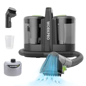 #Summervibes WORKPRO Portable Carpet Spot and Upholstery Cleaner, 13KPa Upholstery Cleaner with 54oz Water Tank & Versatile Tools, Spot Cleaner for Carpet, Upholstery, Rugs and Car