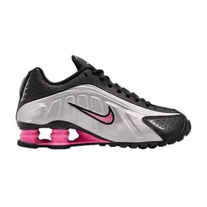 Nike Shox R4 GS 'Black Metallic Silver Pinksicle'