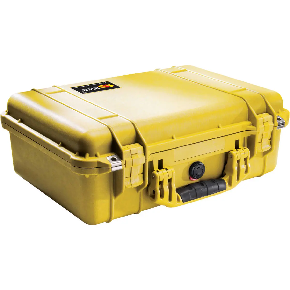 Pelican 1500 Watertight Hard Case with Foam Insert - Yellow