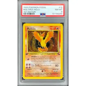 Moltres 12/62: Fossil 1st Edition Holofoil
