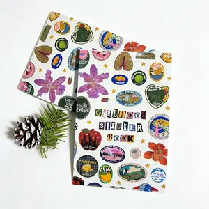 New Girlhood Sticker Book Retro Style, Teenage Girls' Trendy Scrapbook, Perfect Gift for Creative Journaling & DIY Projects, DIY Sticker Paper