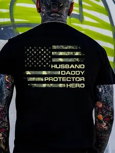 Husband Daddy Protector Hero Hoodie & T Shirt, Best Husband Ever Shirt