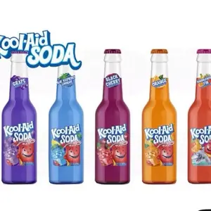 Kool-Aid Soda 12 Pack - Grape, Blue Raspberry Lemonade, Black Cherry, Orange, Strawberry Banana - 1 flavor 12 pack