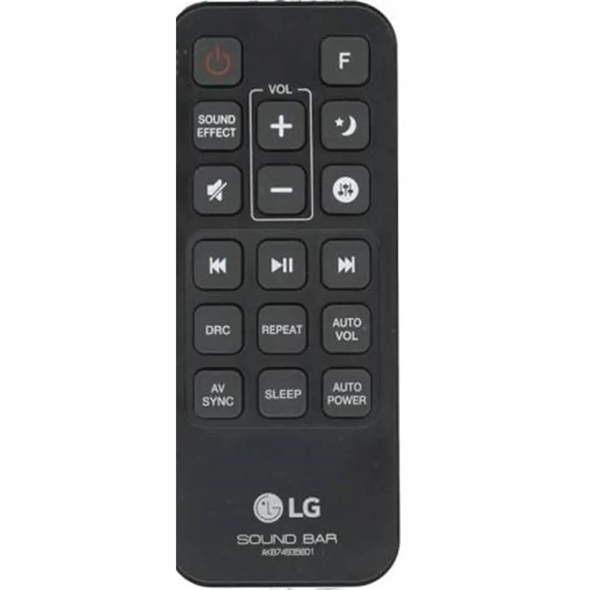 LG AKB74935601 Sound Bar System Remote Control, Audio & Video Accessory Gadget for Electronic Devices, Accessories