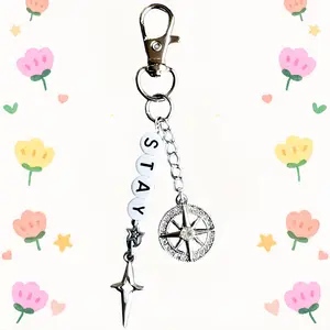 Handmade Stray Children Stay Kpop Beaded Keychain/Keyring | Concert accessories, jewelry, gift ideas, skz phone bag charm