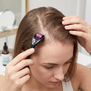 0.5mm Advanced Derma Roller for Facial Skincare, 540 Needles Acne Scar Reduction & Hair Regrowth Therapy