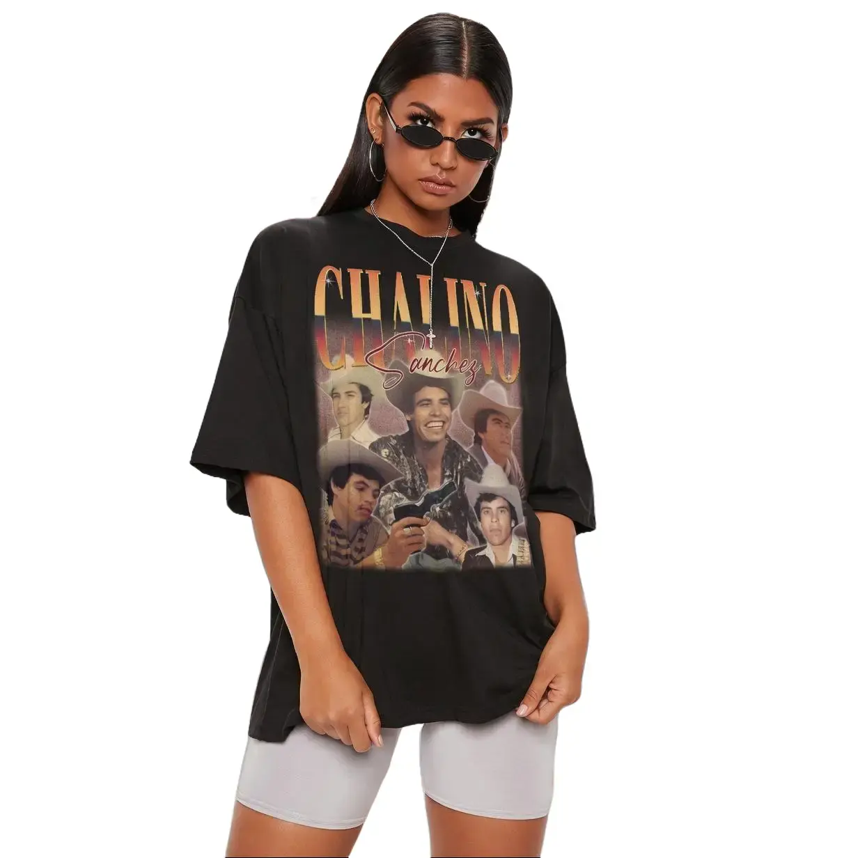 Chalino Sanchez Vintage Shirt Retro Graphic Tee Mexican Singer Shirt Chicano Streetwear Unisex T-Shirt