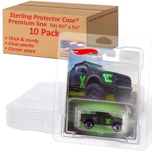 Sterling Protector Case Premium Line for Hot Wheels Pop Car Culture Retro - Fits Card Size 6.5” x 5.25”
