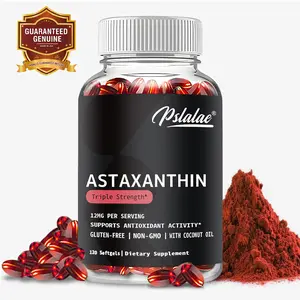 Astaxanthin Capsules - 60/120 Capsules - Antioxidant - Non-GMO, Gluten-Free, Highly Effective Basic Nutrition Supplement - For Cardiovascular