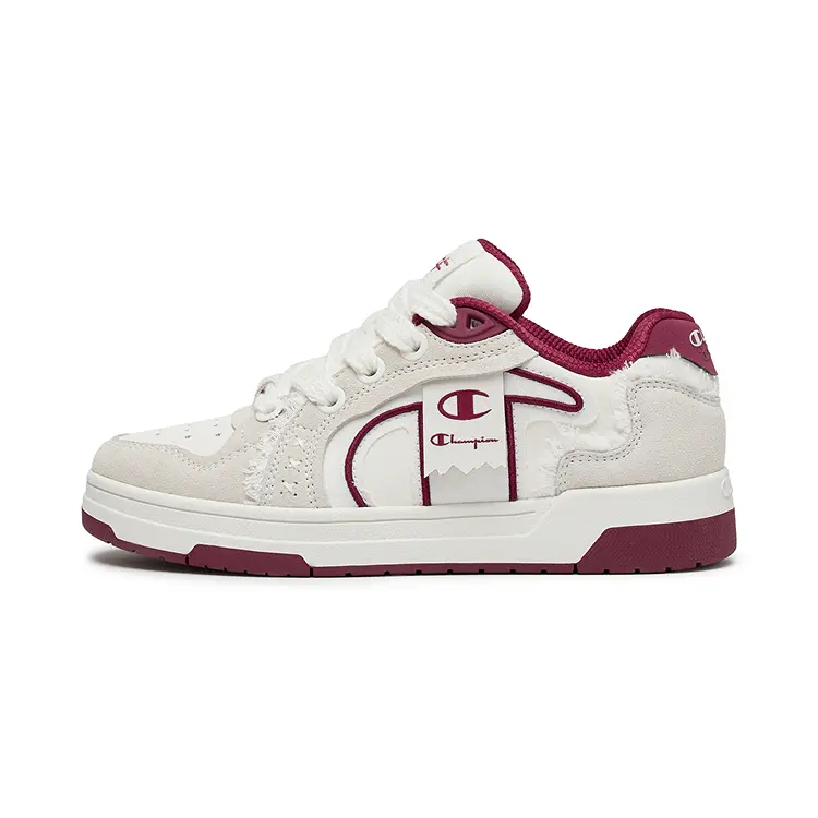 Champion Street Skater 1 Leather Retro Closed Footwear - Men's/Women's Athletic Sports Shoes with Half-C Logo, Ribbon, House White Maison Mihara Casual Running Trainers