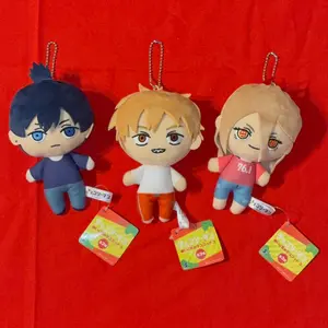Chainsaw Man Character Plushie Key Holder - Soft & Cuddly Keychain for Fans of Anime & Manga