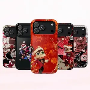 Caine TADC Phone Case, The Amazing Digital Circus Phone Case, Cartoon Collage Case, Compatible With iPhone 11 -17