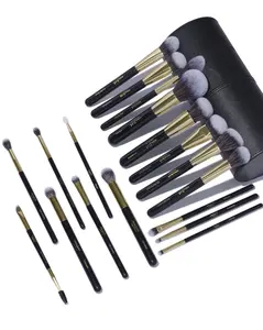 18-Piece Luxury Makeup Brush Collection – Professional Face & Eye Set with  1 Year Warranty by Adriana Nichole Cosmetics