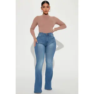 Deep In My Soul Flare Jeans - Light Wash