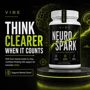 Neurospark - Adderall Replacement - ADHD Support Healthcare Fitness Supplement Dietary