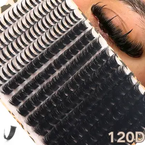 Environ Diary 10 Rows Lash Clusters, Dramatic Volume Eyelash, 2 Styles (Spiky & Fluffy), 10-18mm Lengths, DIY Eyelash Extension Clusters, Diy Volume Eyelashes, For Natural & Dramatic Eye Makeup, For Daily & Party, Lengthening Volumizing Lashes