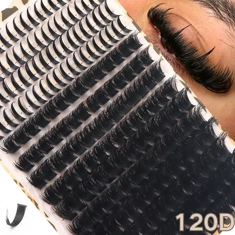 【Black Friday】Environ Diary 10-Row Fluffy Lash Clusters with 4 Rows of Spiky Clusters, 2-in-1 Mixed-Length 12–18 mm DIY Eyelash Extensions, Soft Lightweight False Lashes for Natural or Dramatic Eye Makeup, Daily Wear, and Parties