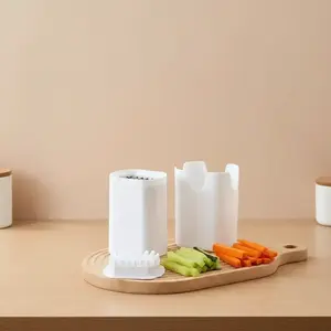 44 Grid Potato Cutter, 1 Count Portable Potato Chipper, Quick Stainless Steel Potato Cutter for Kitchen Gadgets for Home Use, Kitchen Vegetable Slicer