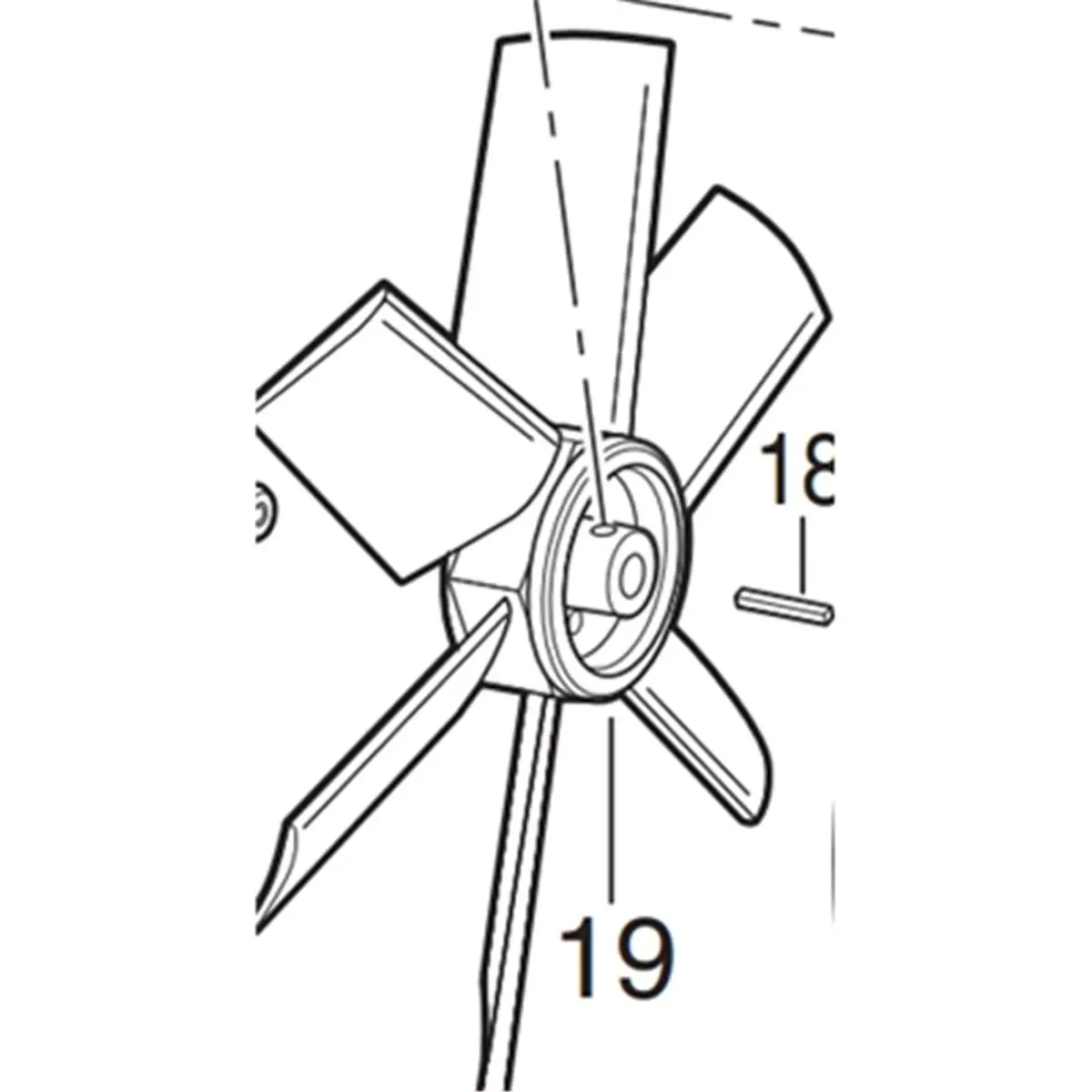 Allegro Industries 9539-12F Industrial Plastic Powerful Blower with Adjustable, Durable 8-Blade Fan and Flow Control for DIY Projects, Powerful Blowers, Fan Blades