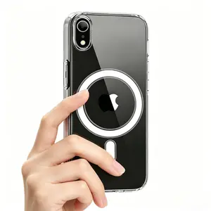 Magnetic For iPhone XR X/XS XS MAX Phone Case Non-Slip PC Back Slim Shockproof Protective Case
