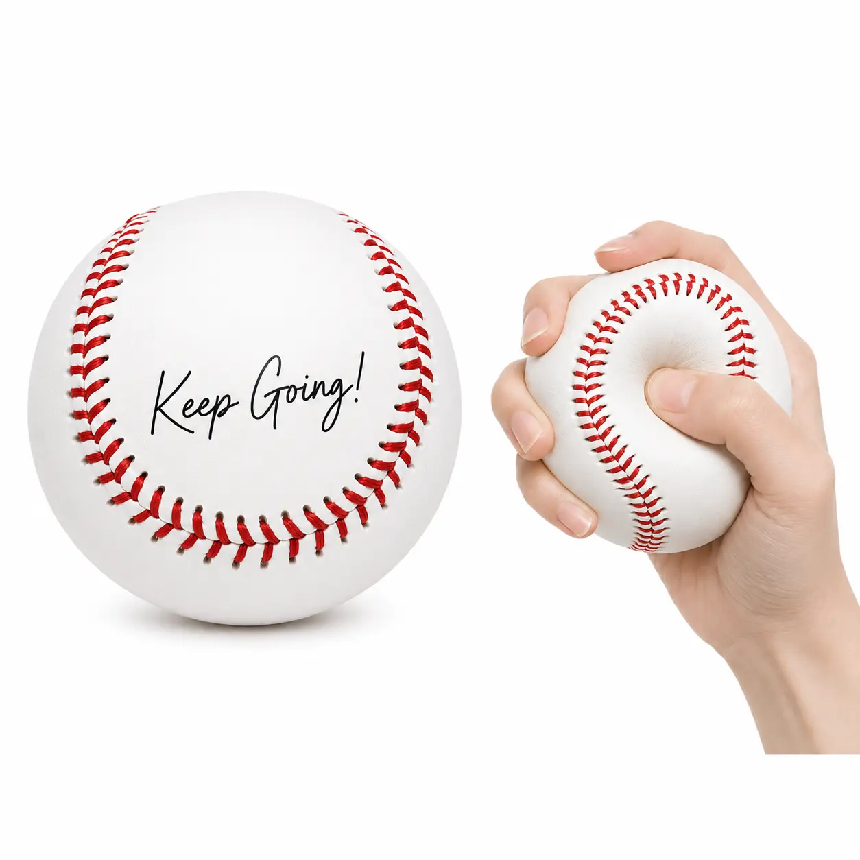 9 Inch Training Baseball Sportsball - Soft or Hard Embroidered Baseball Equipment for Youth - Indoor & Outdoor Training Equipment for Pitching, Batting Practice with Realistic Throwing Control Improvement, Baseballequipment, Practice Ball, Fielding Practi