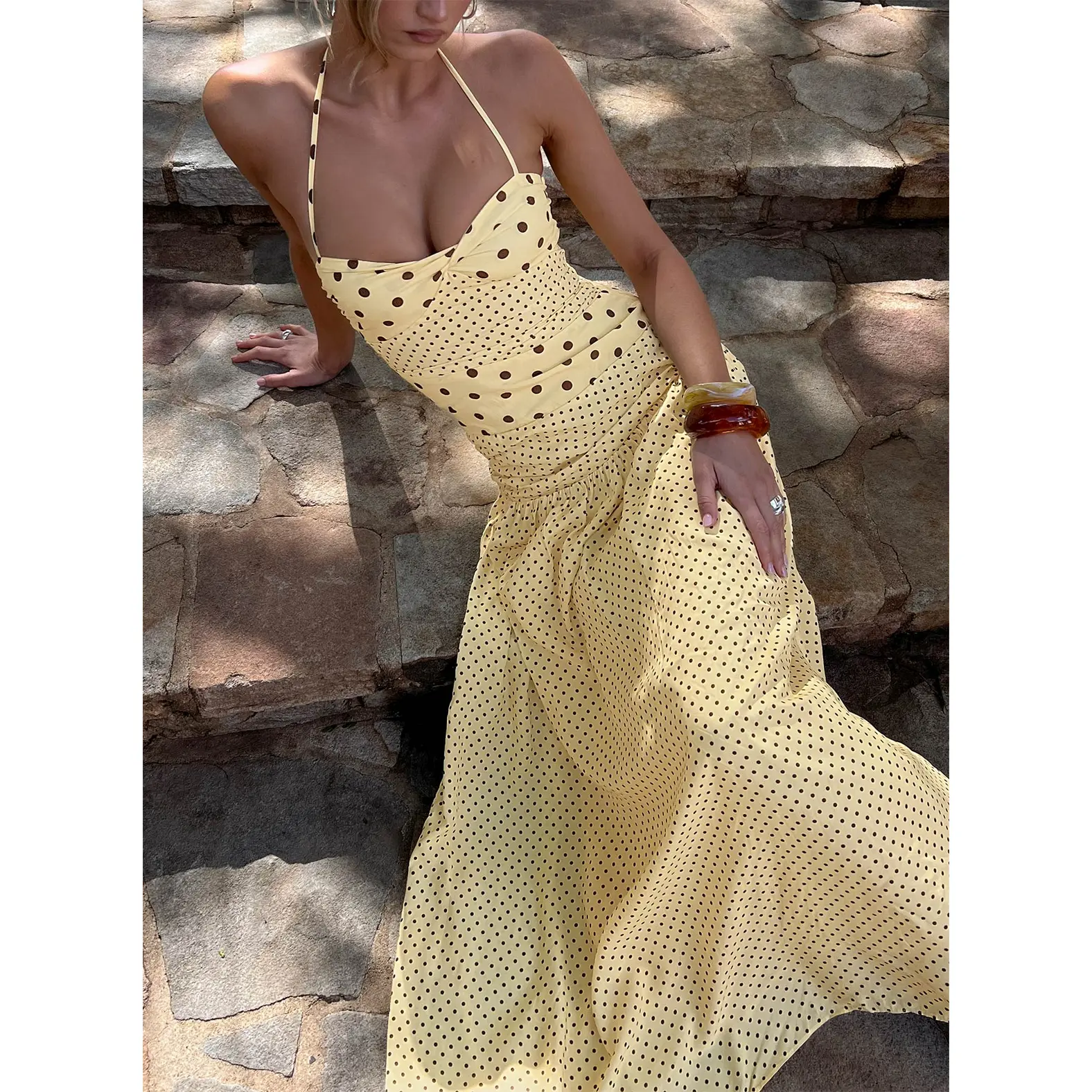 marguerite halter maxi dress The Marguerite Halter Maxi here in four sizes!! Rent this look for only $40, Size: AU 6 (Best fits 6), Size: AU 8 (Best fits 6 to 8), Size: AU 10 (Best fits 8 to 10), Size: AU 12 (Best fits 10 to 12)