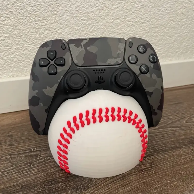Baseball PS5 controller holder
