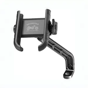 Rearview Mirror Phone Holder for Bicycles & Motorcycles, Secure Fit Design, Easy Operation, Ideal for Motorcycle Riders, Motorcycle Accessories