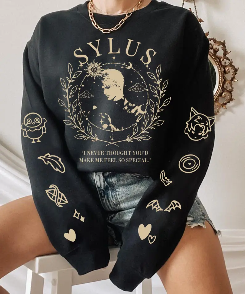 (4 Sides) Sylus Love and Deepspace Shirt, Retro College Sylus Love and Deepspace Tee Shirt Gift Unisex Graphic Tee, Zayne, Caleb, Xavier, Rafayel, Lads Merch