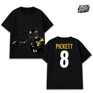 Kenny Pickett Pittsburgh Steelers Player Icon Name & Number T-Shirt for Men & Women