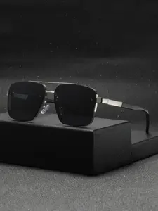 Men's Stainless Steel Sunglasses, Trendy Casual Sunglasses for Everyday Use, Fashion Accessories for Outdoor Activities