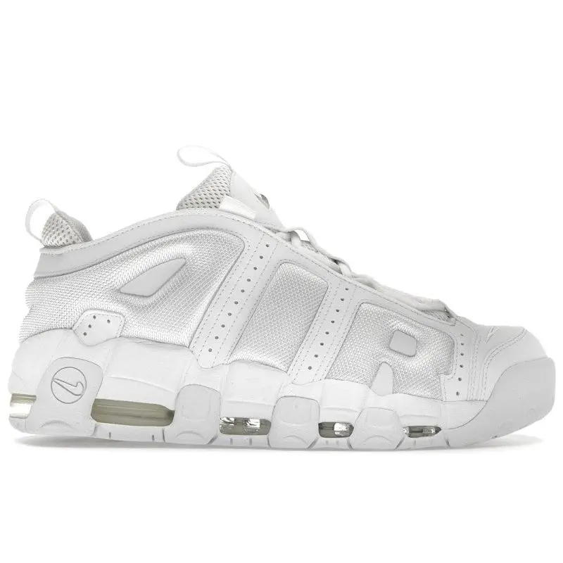 Nike Men's Air More Uptempo Low Triple White, from StockX