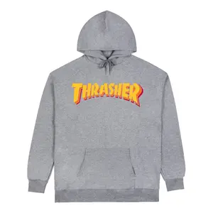 Thrasher Magazine Sweatshirt Stacked Sport Grey
