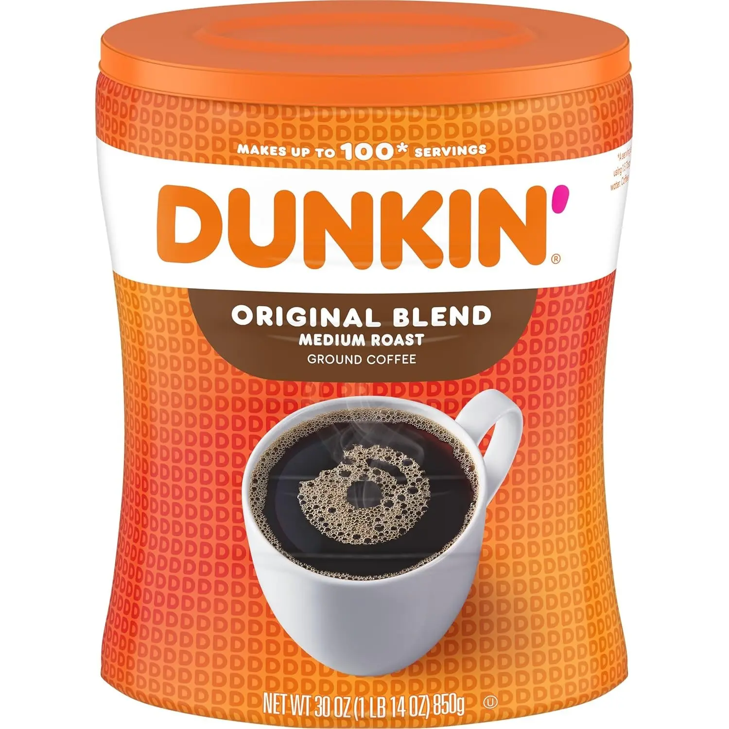 Dunkin' Donuts Original Blend Ground Coffee, Medium Roast, 30 oz. Canistera(8133401102)